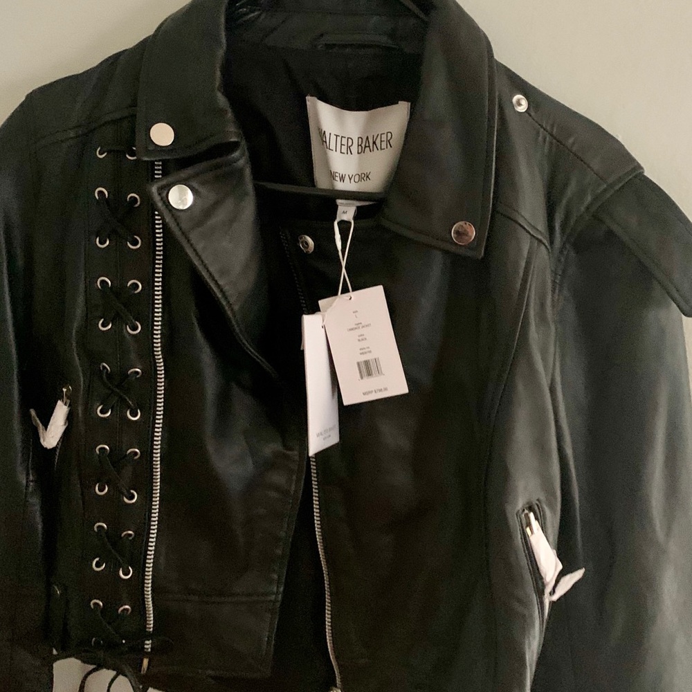 Black leather Jacket